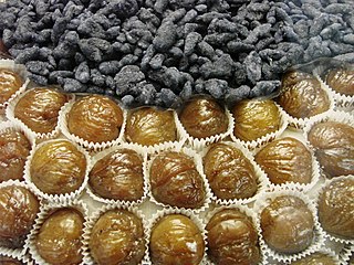 <span class="mw-page-title-main">Marron glacé</span> Chestnut candy confection from France and Italy