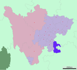 Luzhou in Sichuan