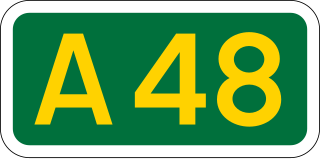 <span class="mw-page-title-main">A48 road</span> Trunk road in Great Britain