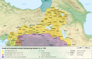 <span class="mw-page-title-main">Urartian language</span> Language spoken by inhabitants of the ancient kingdom of Urartu