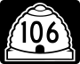 State Route 106 marker