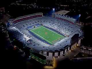 <span class="mw-page-title-main">Vaught–Hemingway Stadium</span> Outdoor athletic stadium located in University, Mississippi