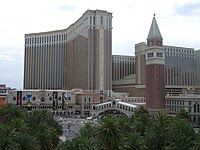 The Venetian in Paradise is ook het hoofdkwartier van casinogigant Las Vegas Sands.