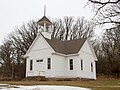 Combined school/town hall, Terrace Historic District, Chippewa Falls Township