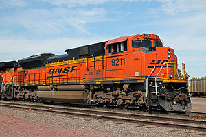 BNSF 9211 in Lincoln (Oktober 2014)