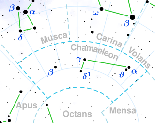 <span class="mw-page-title-main">HD 76236</span> Star in the constellation Chamaeleon