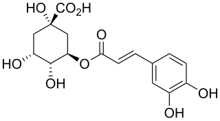 <span class="mw-page-title-main">Chlorogenic acid</span> Chemical compound