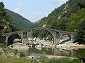 L'Arda près du Pont du diable