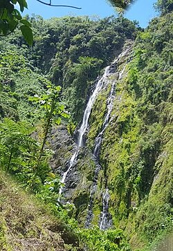 Salto de Jalda waterfall in Hato Mayor, Dominican Republic