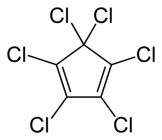 <span class="mw-page-title-main">Hexachlorocyclopentadiene</span> Chemical compound