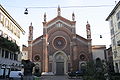 Facciata della chiesa di Santa Maria del Carmine a Milano (1880)