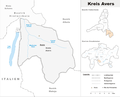 Municipalities in the circle of Avers