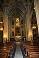 Inside view along the nave