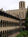 Claustre i església del monestir de Pedralbes, a Barcelona