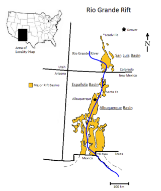 <span class="mw-page-title-main">Rio Grande rift</span> Continental rift zone in the southwest United States