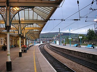 <span class="mw-page-title-main">Skipton railway station</span> Railway station in North Yorkshire, England