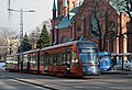 Image 8Škoda Artic light rail train near the cathedral in Tampere, Finland (from Train)