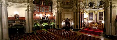 Nave principal de la Catedral de Berlín