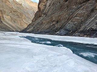 <span class="mw-page-title-main">Chadar trek</span> Winter trail in Ladakh in India