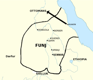 Funj Sultanate Confederation of monarchies in northeast Africa from 1504 to 1821