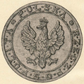 Template of the white eagle in the coat of arms of Poland (1919–1928)[14]