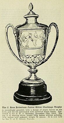 Printing which depicts the trophy