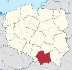 Location within Poland