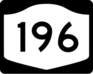 <span class="mw-page-title-main">New York State Route 196</span> State highway in Washington County, New York, US