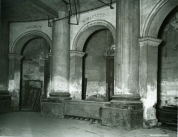 Old Slave Block, New Orleans, photographed c. 1906