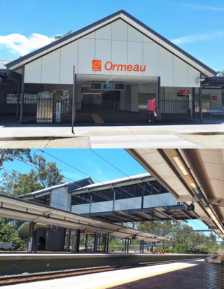 <span class="mw-page-title-main">Ormeau railway station</span> Railway station in Queensland, Australia