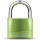 Green padlock