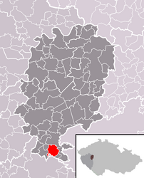 Příkosice – Mappa