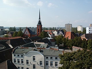 <span class="mw-page-title-main">Schwedt</span> Town in Brandenburg, Germany