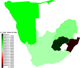 <span class="mw-page-title-main">1960 South African republic referendum</span>