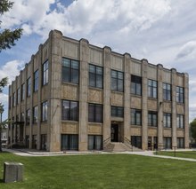 The Preston County Courthouse in Kingwood, West Virginia LCCN2015631570.tif