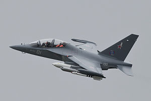 Jak-130 na Farnborough Air Show 2012