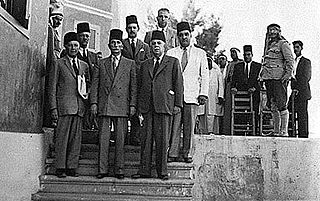 <span class="mw-page-title-main">All-Palestine Government</span> 1948–1959 Egyptian client government of Gaza