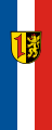 Bannerflagge mit aufgelegtem Wappen