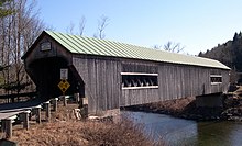 a photograph of Bartonsville Covered Bridge