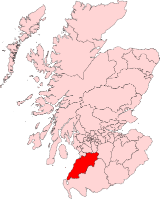 <span class="mw-page-title-main">Carrick, Cumnock and Doon Valley (UK Parliament constituency)</span> Parliamentary constituency in the United Kingdom, 1983–2005