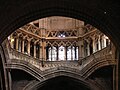 Arcs de petxina al transsepte de la Catedral de Barcelona.