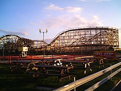 Cyclone à Pleasureland Southport