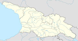 Tbilisi na mapi Gruzije