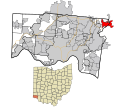 Locator map in Hamilton County