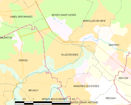 Villecresnes – Mappa