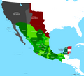 Image 8A map of Mexico 1845 after Texas annexation by the U.S. (from History of Mexico)