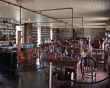 Upper level of Thomas Edison's Menlo Park Laboratory