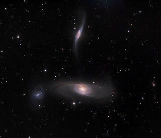 NGC 5566 Interacting galaxy in the constellation Virgo