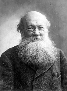 Photographic portrait of Peter Kropotkin