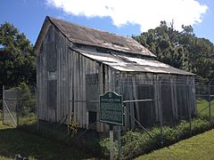 Placida Bunk House was built by the railroad to house their employees and originally stood in Placida. It now resides at the Cape Haze Pioneer Trail's Mercer trailhead.